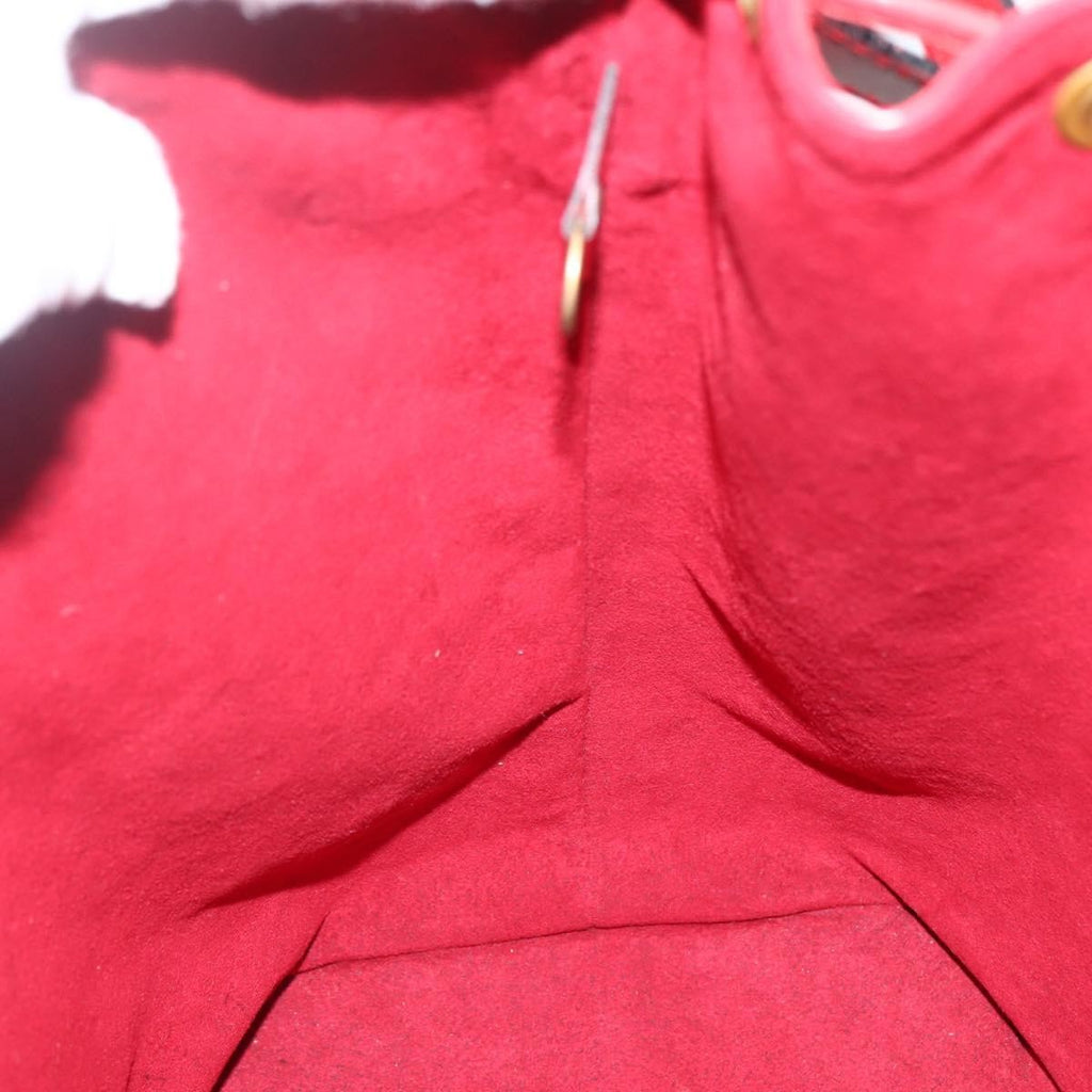Louis Vuitton Noe Shoulder Bag Leather Red Leather Shoulder Bag
