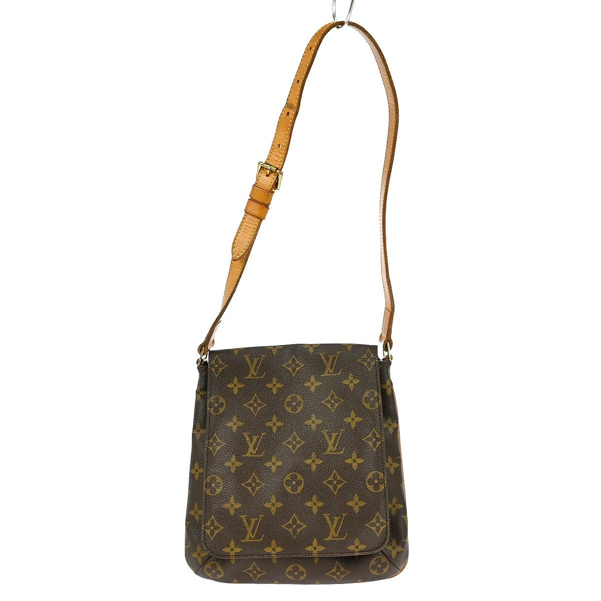 Louis Vuitton Musette Salsa Handbag Monogram Canvas Brown Canvas Shoulder Bag