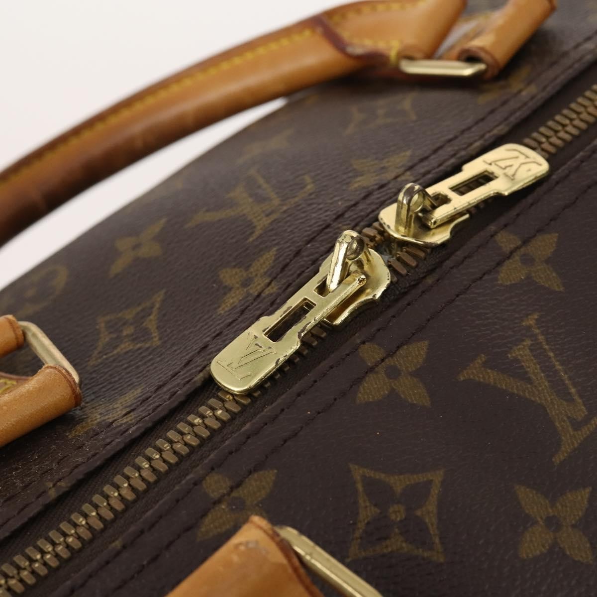 Louis Vuitton Keepall Bag Monogram Canvas Brown Canvas Travel Bag
