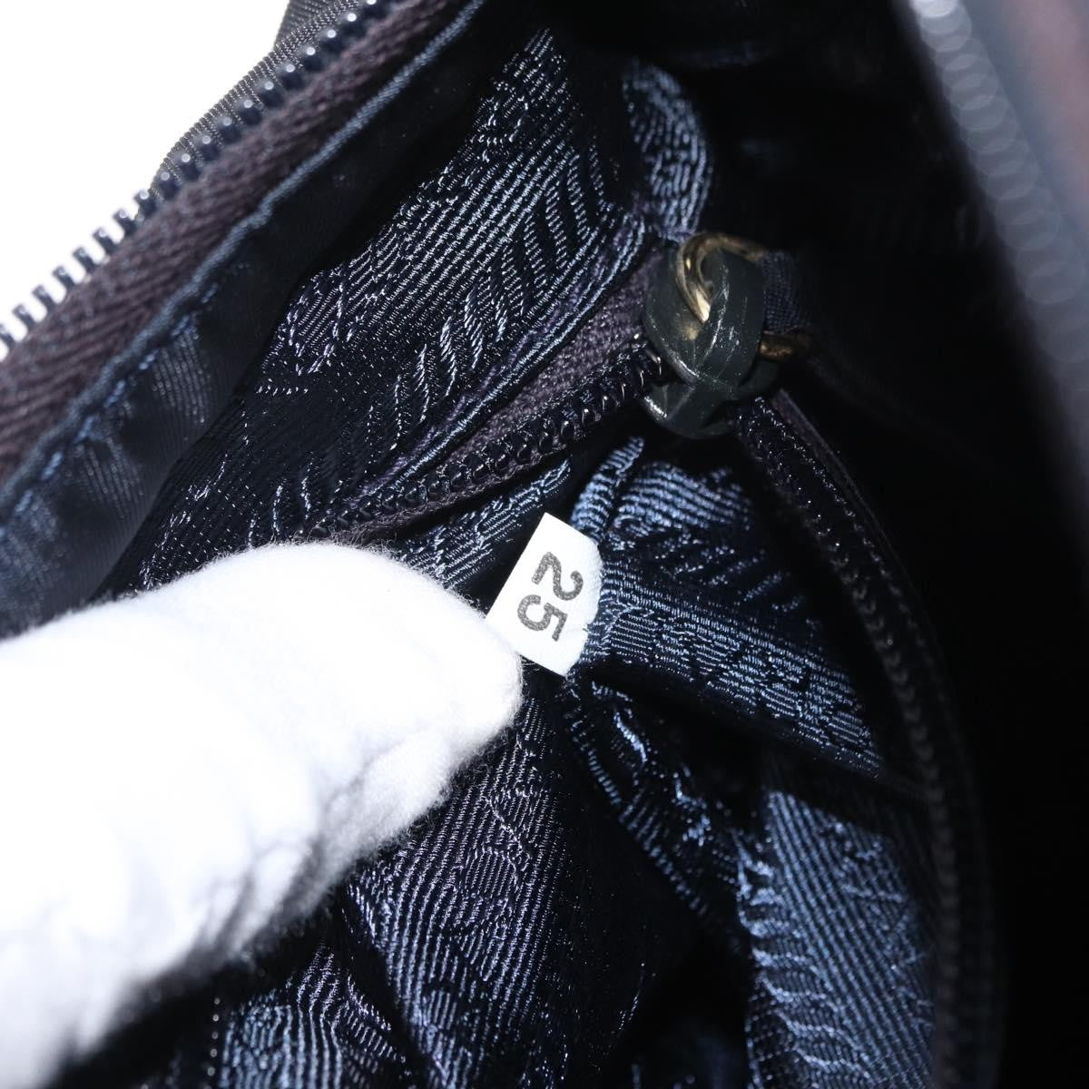 Prada Metal Handles Tote Tessuto Navy Nylon Tote Bag Bag