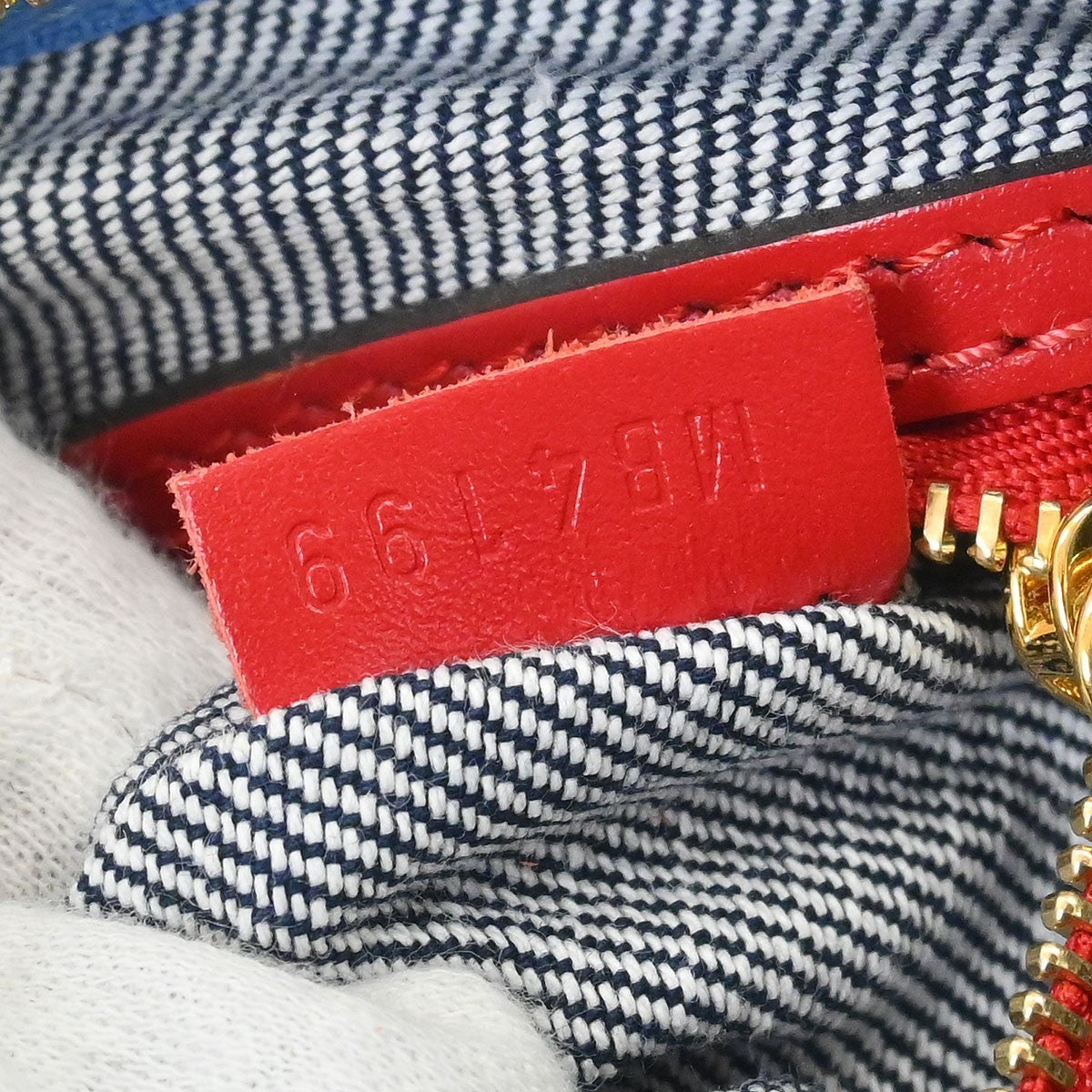 Louis Vuitton Speedy Bandouliere Bag Damier And Monogram Patchwork Denim Blue Denim_Jeans Handbag