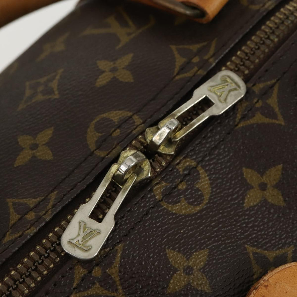 Louis Vuitton Keepall Bag Monogram Canvas Brown Canvas Travel Bag