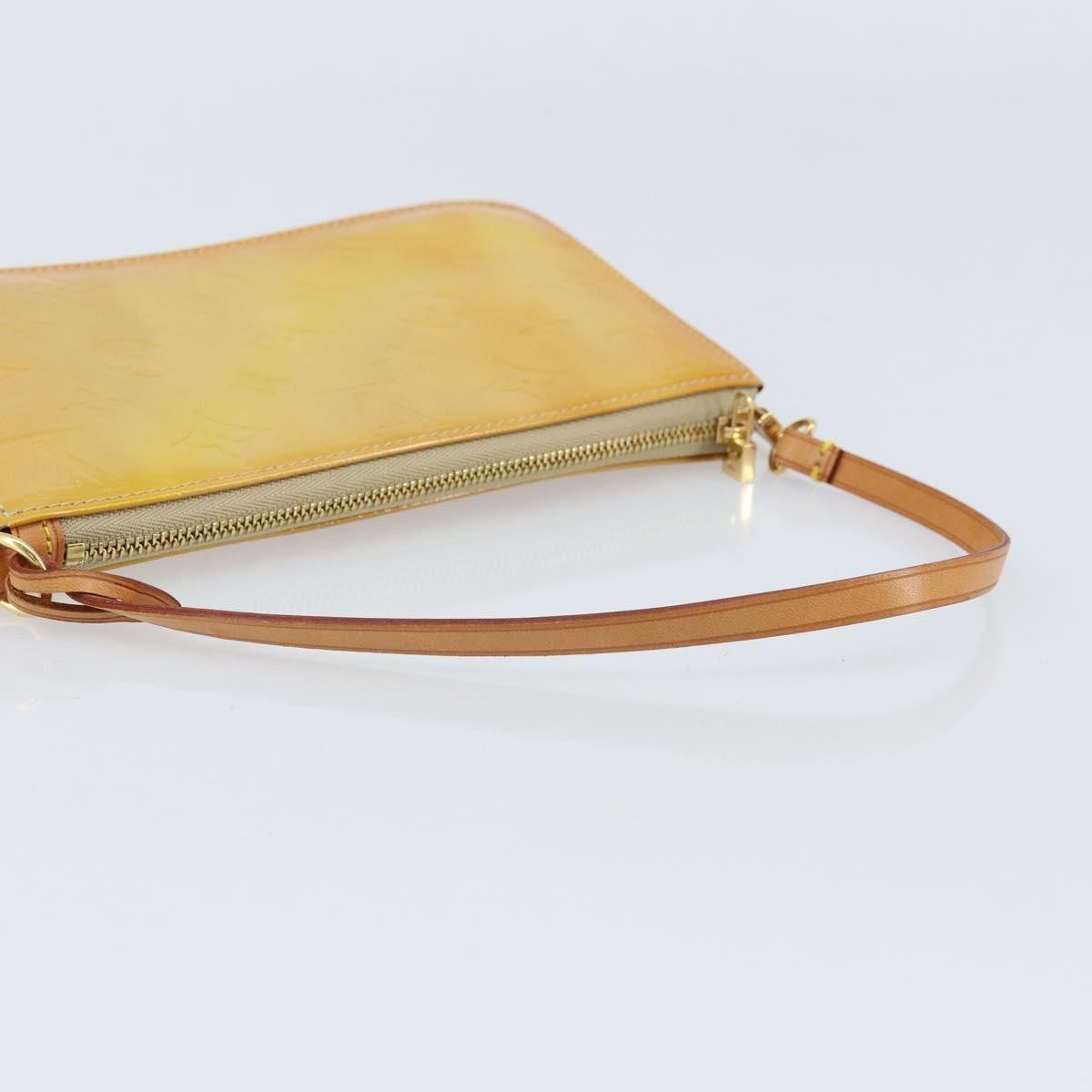 Louis Vuitton Lexington Pochette Patent Leather Beige Patent_Leather Clutche & Pouche Bag