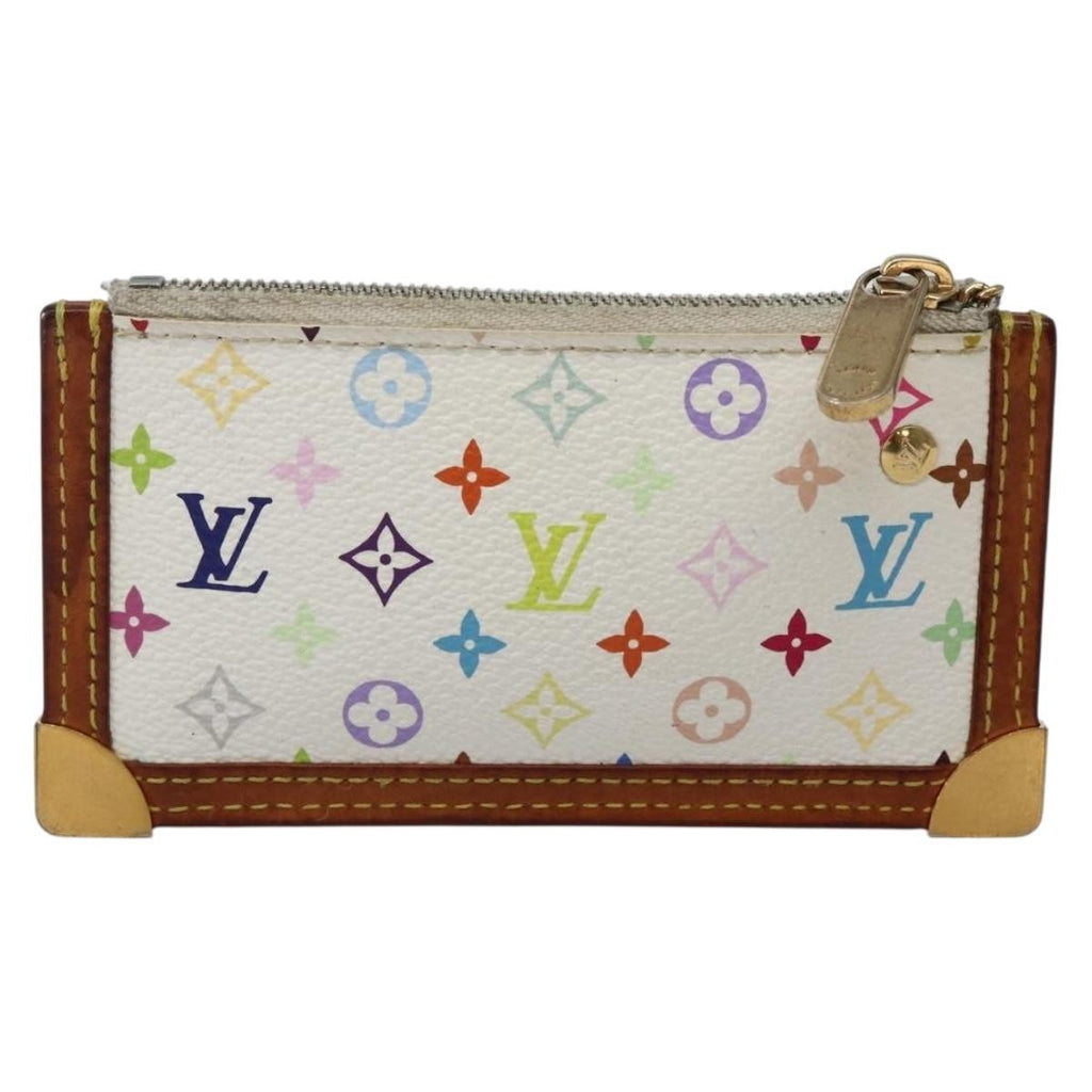 Louis Vuitton Pochette Clés Monogram Canvas Multicolour Canvas Wallets Accessory