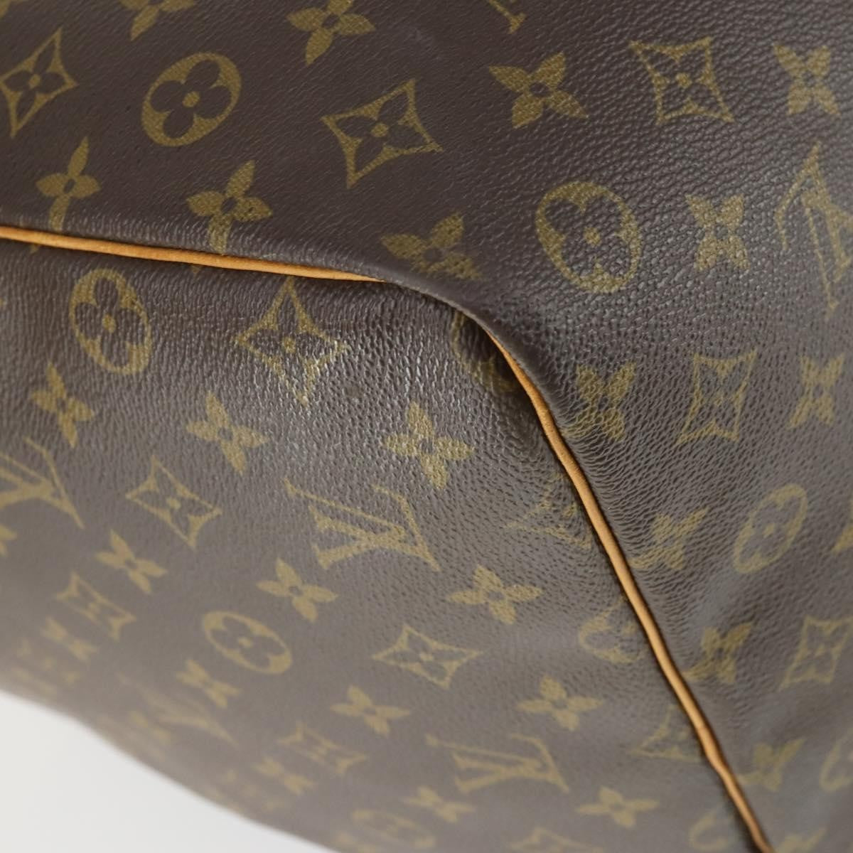 Louis Vuitton Keepall Bag Monogram Canvas Brown Canvas Travel Bag