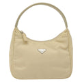 Prada Hobo Tessuto Beige Nylon Handbag