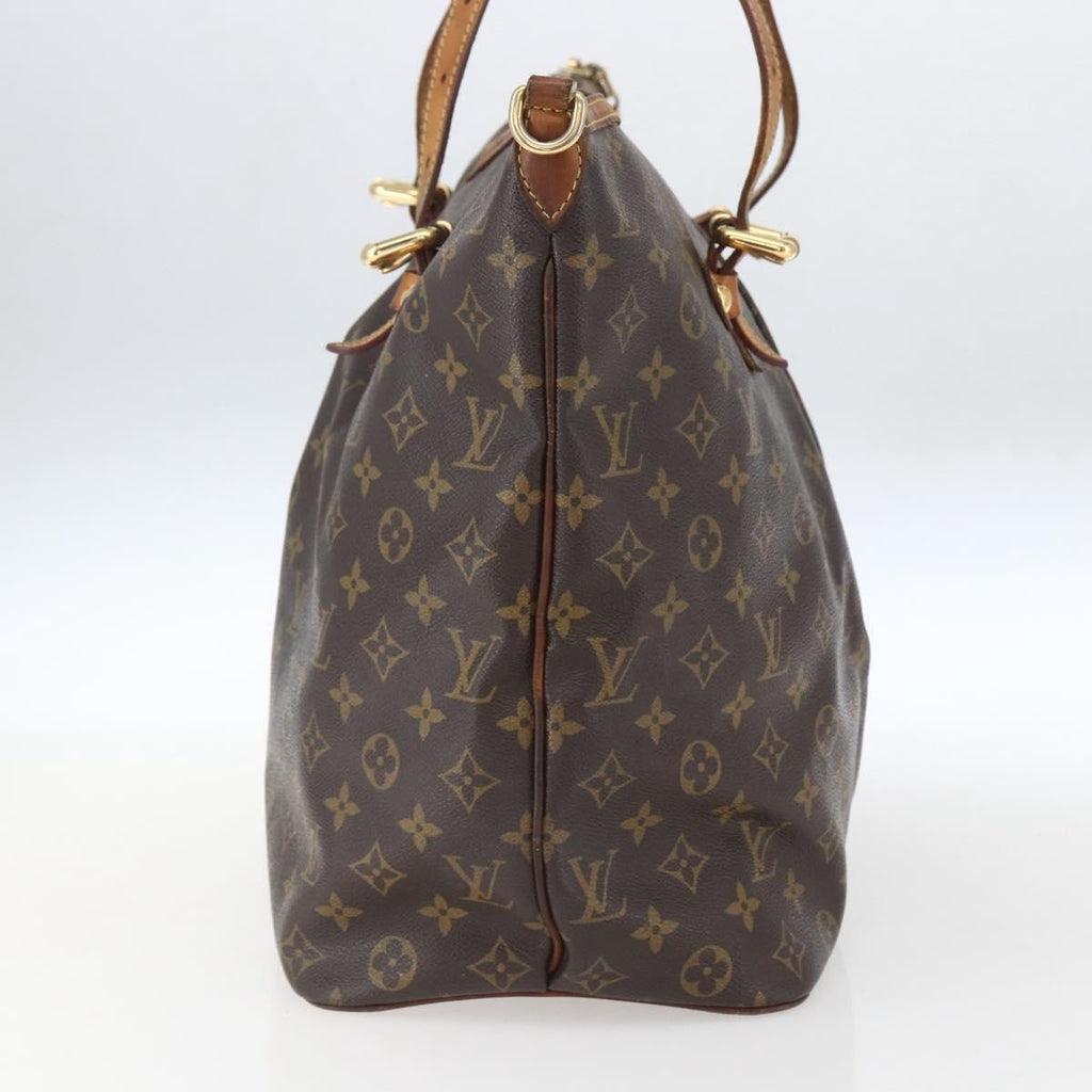 Louis Vuitton Palermo Handbag Monogram Canvas Brown Canvas Tote Bag