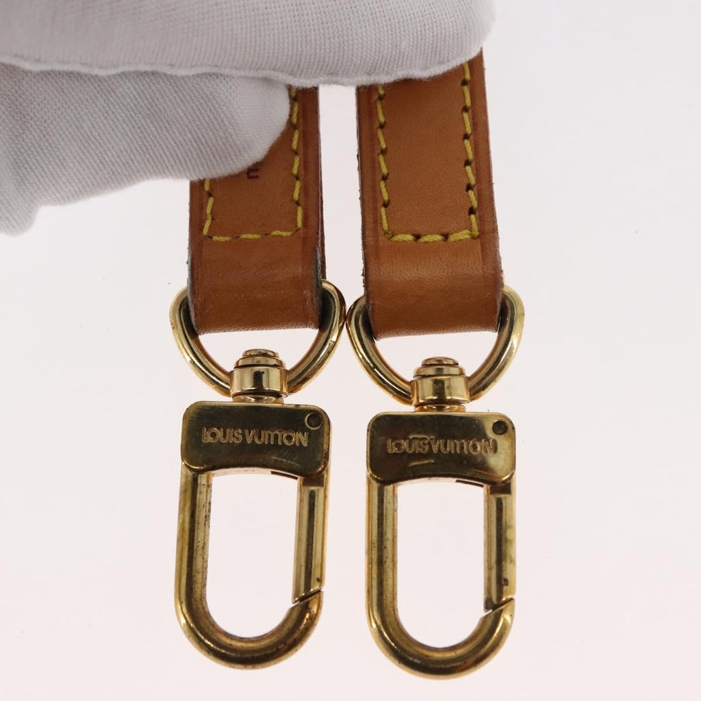 Louis Vuitton Bandouliere Leather Beige Leather Straps Accessory