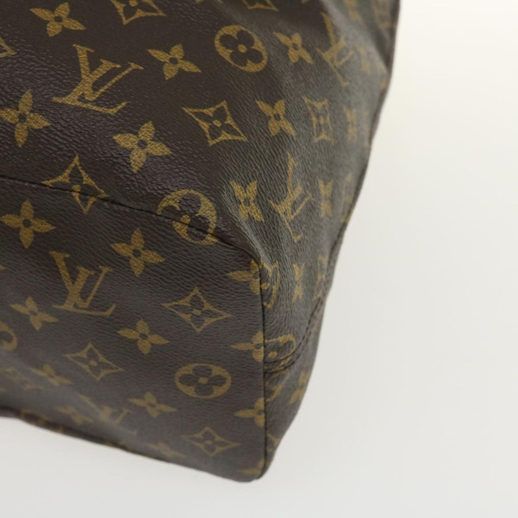 Louis Vuitton Cabas Light Drawstring Bag Monogram Split Canvas Brown Canvas Tote Bag