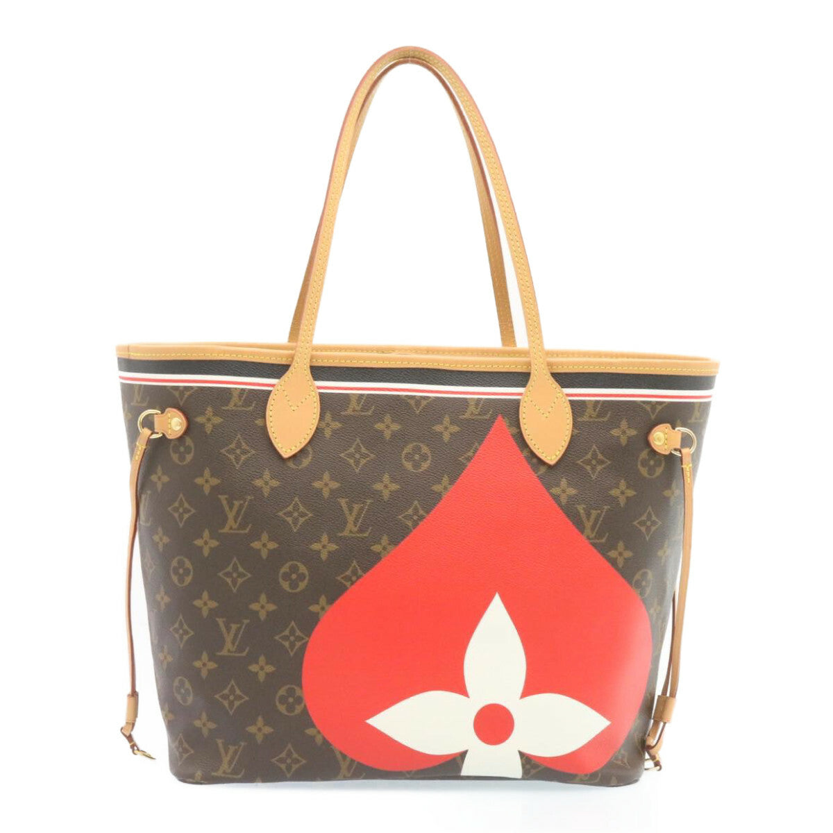 Louis Vuitton Neverfull Nm Tote Limited Edition Game On Monogram Canvas Brown Canvas Tote Bag