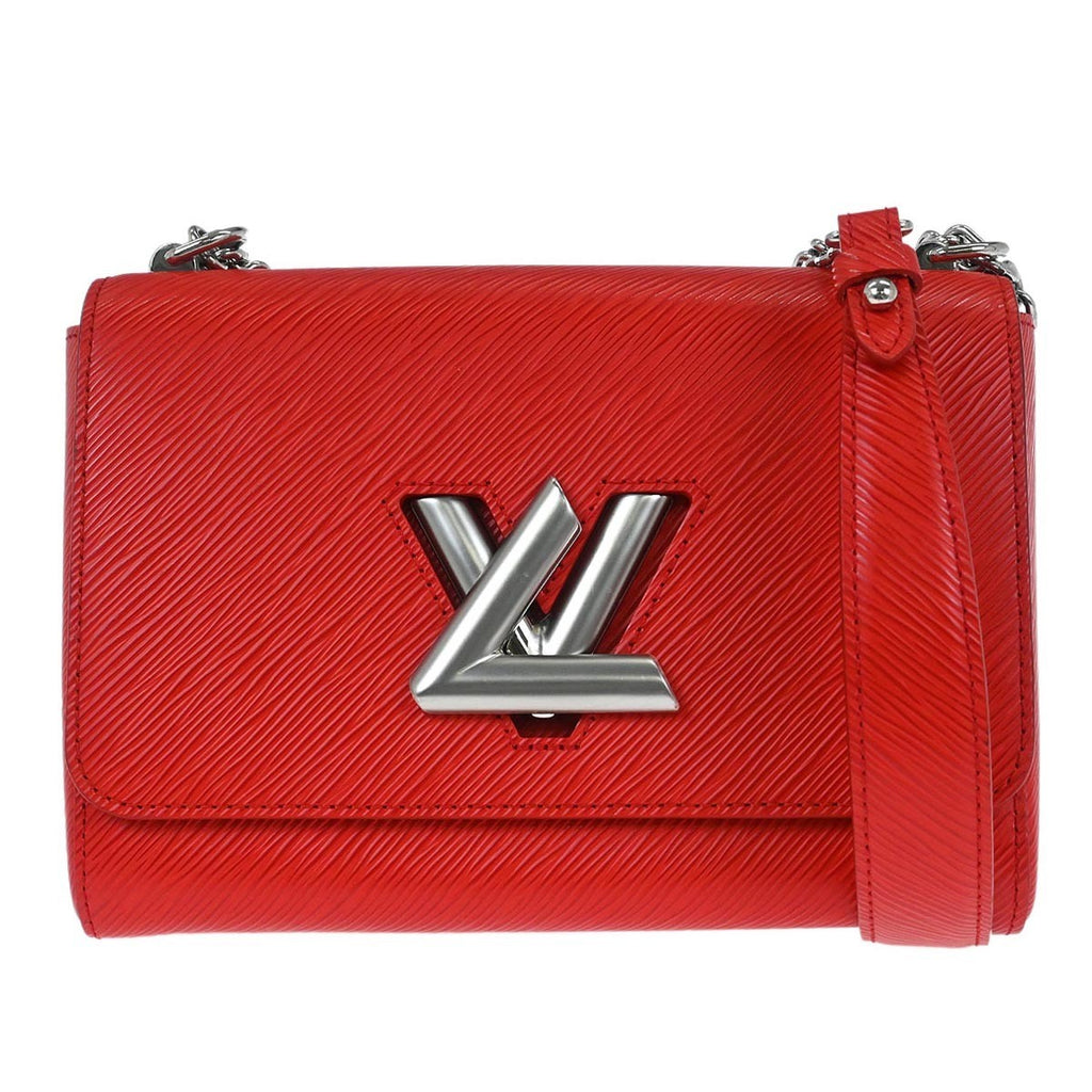 Louis Vuitton Twist Handbag Epi Leather Red Leather Shoulder Bag
