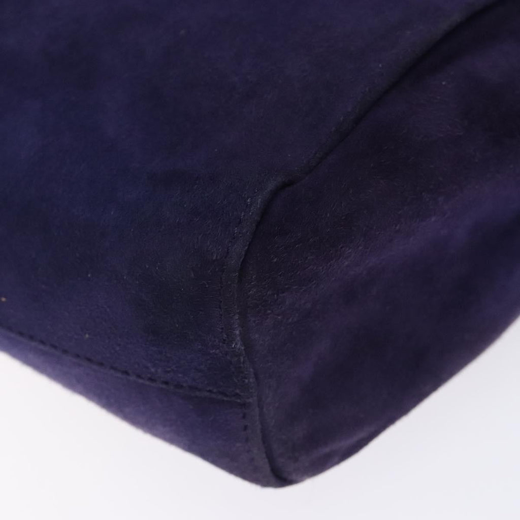 Prada Vintage Handbag Suede Purple Suede Handbag