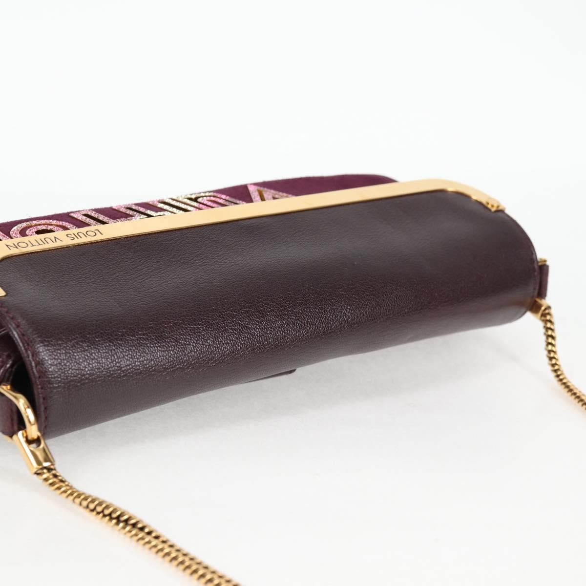 Louis Vuitton Avant Garde Pochette Leather With Suede Brown Leather Bag