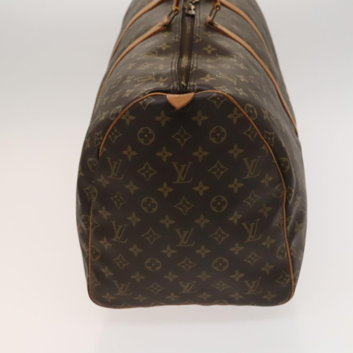 Louis Vuitton Keepall Bag Monogram Canvas Brown Canvas Travel Bag