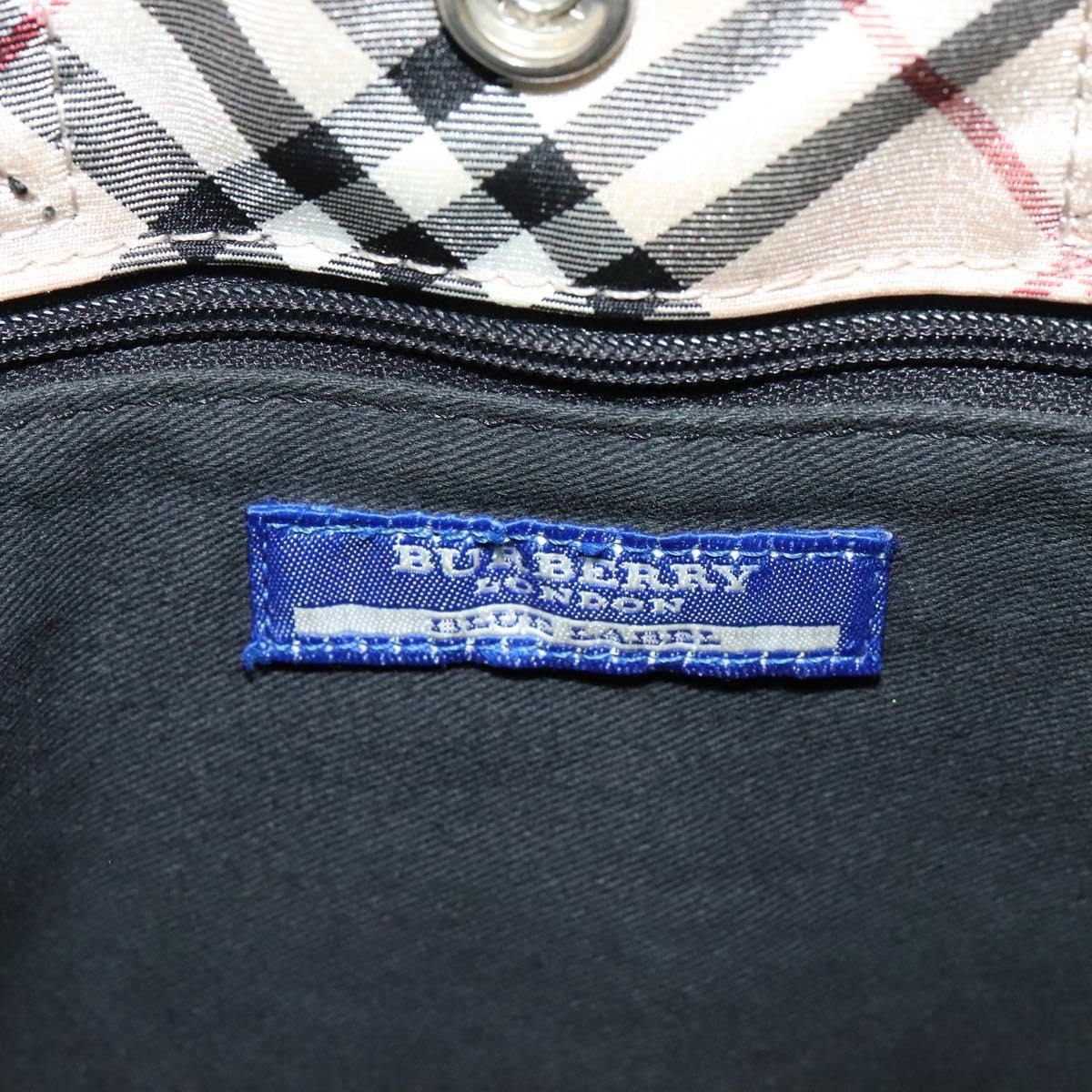 Burberry Nova Check Blue Label Nylon Beige Nylon Tote Bag