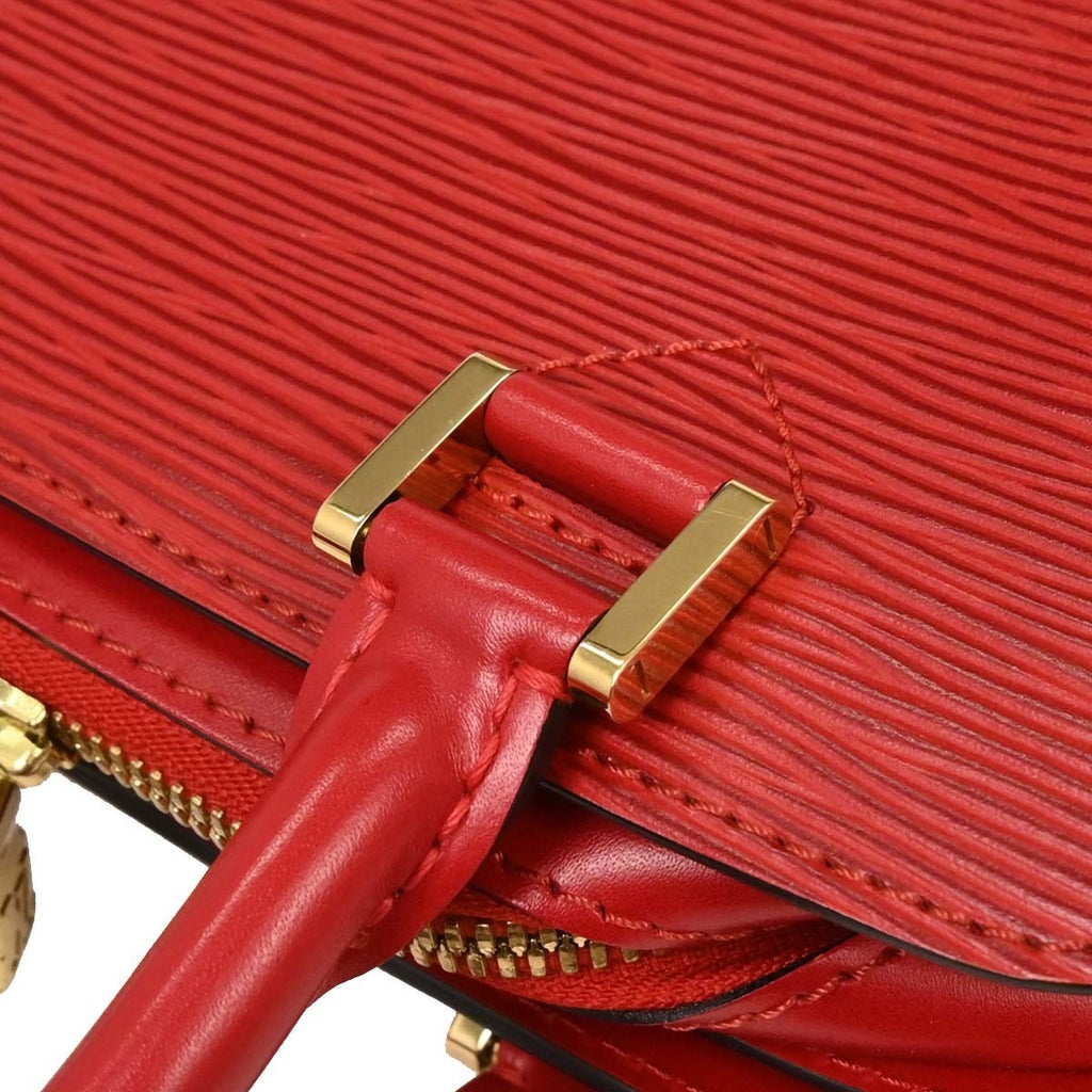 Louis Vuitton Pont Neuf Handbag Epi Leather Red Leather Handbag