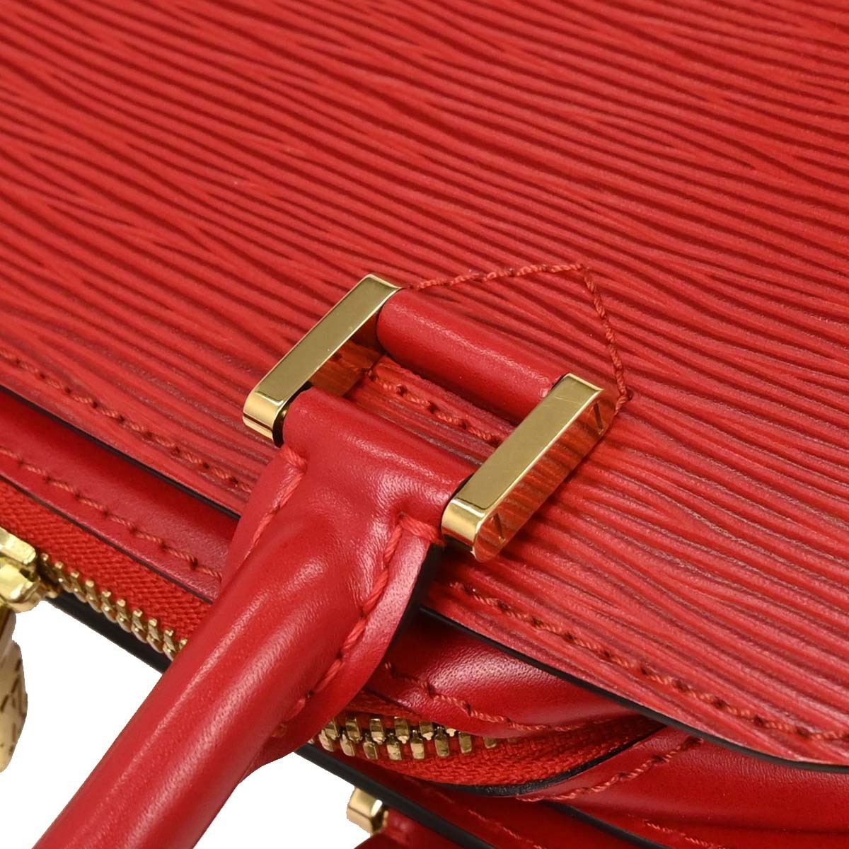 Louis Vuitton Pont Neuf Handbag Epi Leather Red Leather Handbag