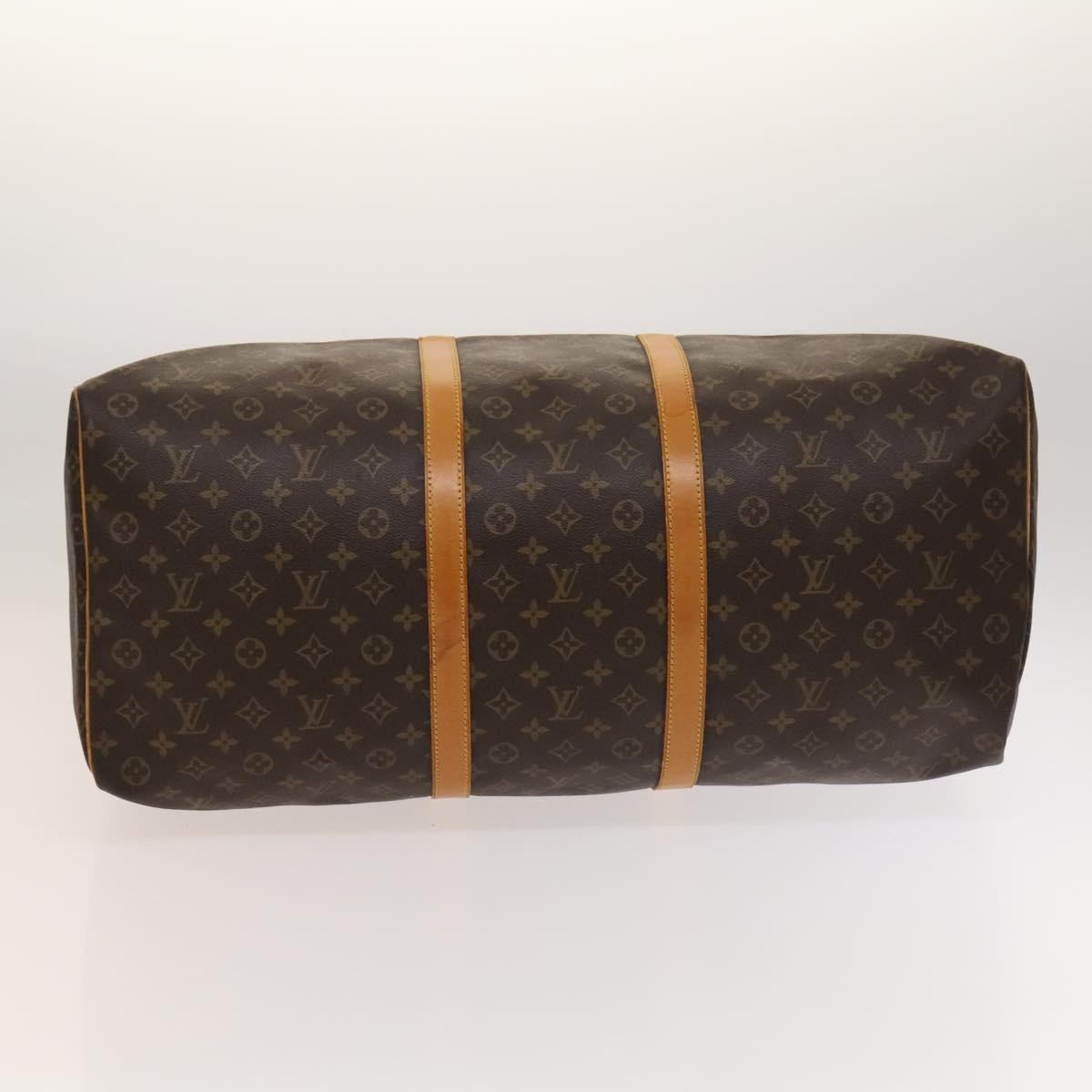 Louis Vuitton Keepall Bag Monogram Canvas Brown Canvas Travel Bag