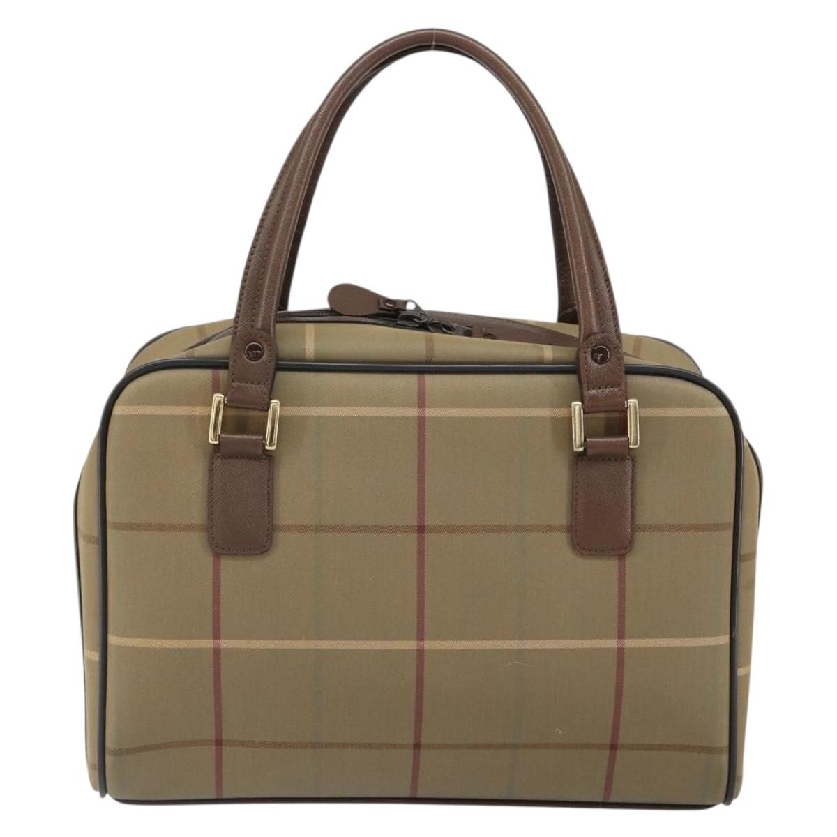 Burberry Nova Check Handbag Nova Check Canvas Brown Canvas Handbag