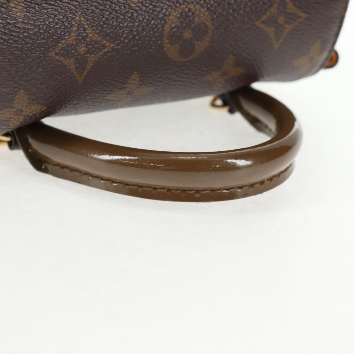 Louis Vuitton Hot Springs Backpack Vernis With Monogram Canvas Khaki Canvas Backpack Bag