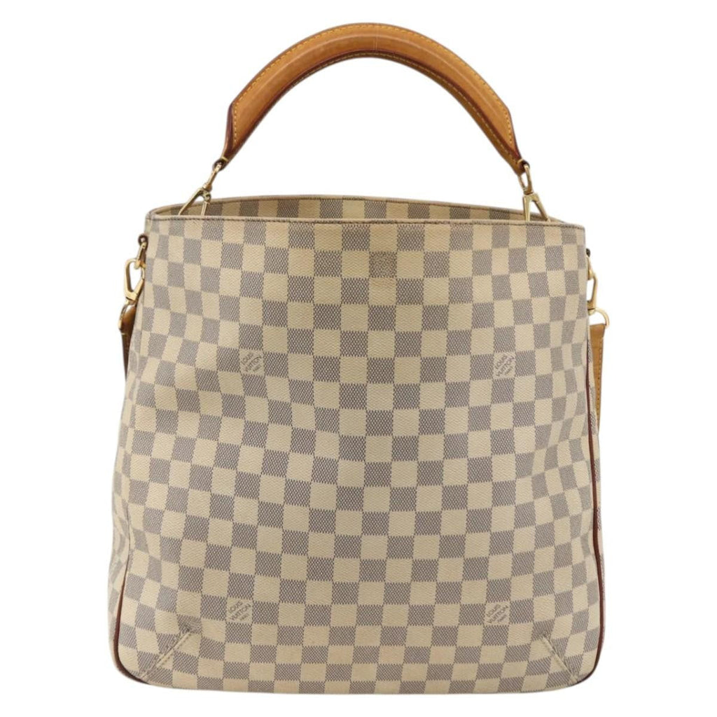 Louis Vuitton Soffi Handbag Damier Beige Canvas Handbag