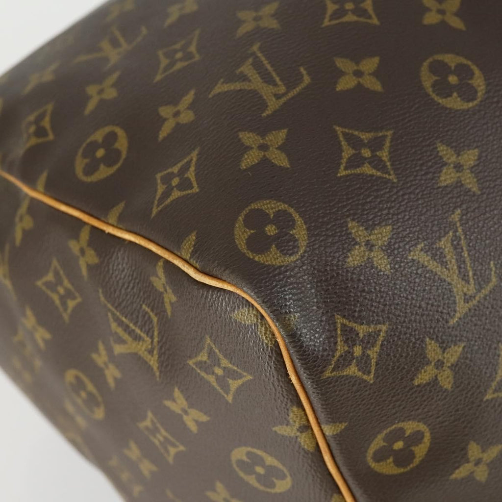Louis Vuitton Keepall Bag Monogram Canvas Brown Canvas Travel Bag