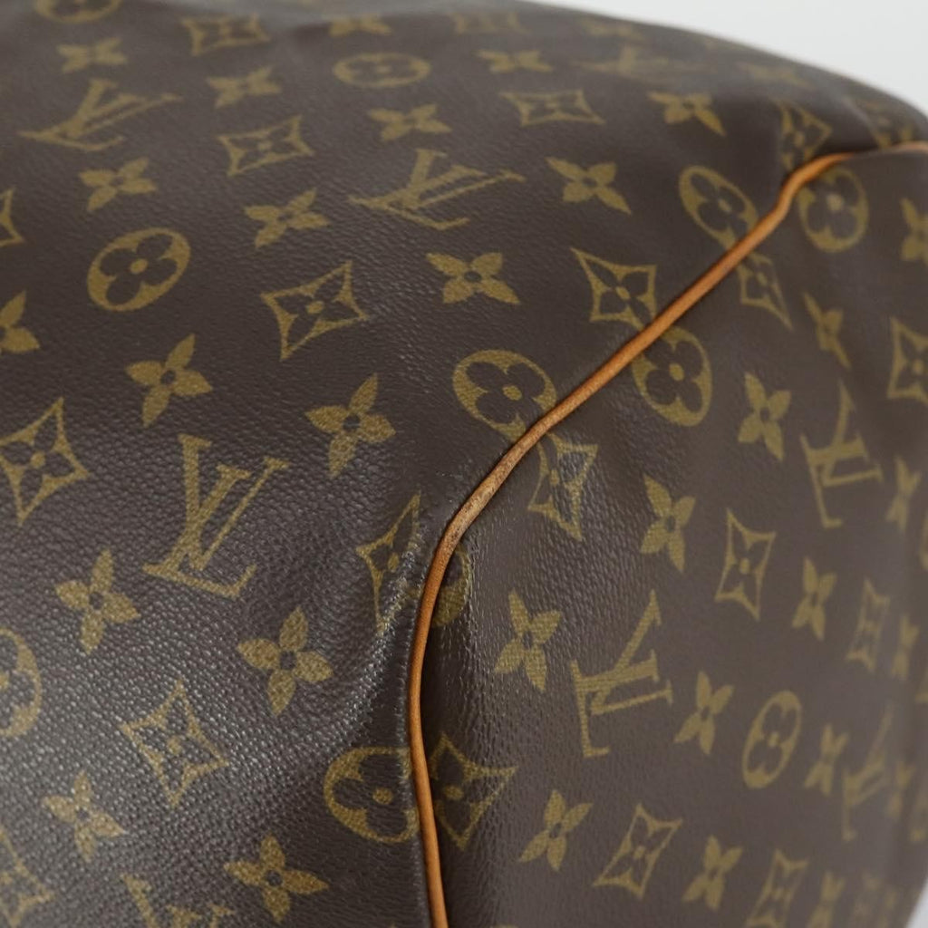 Louis Vuitton Keepall Bag Monogram Canvas Brown Canvas Travel Bag
