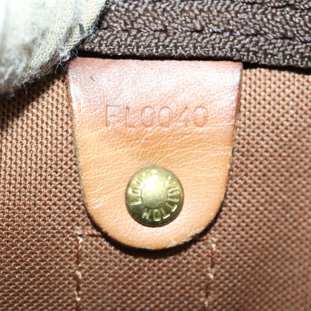 Louis Vuitton Keepall Bag Monogram Canvas Brown Canvas Travel Bag