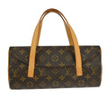 Louis Vuitton Sonatine Handbag Monogram Canvas Brown Canvas Handbag