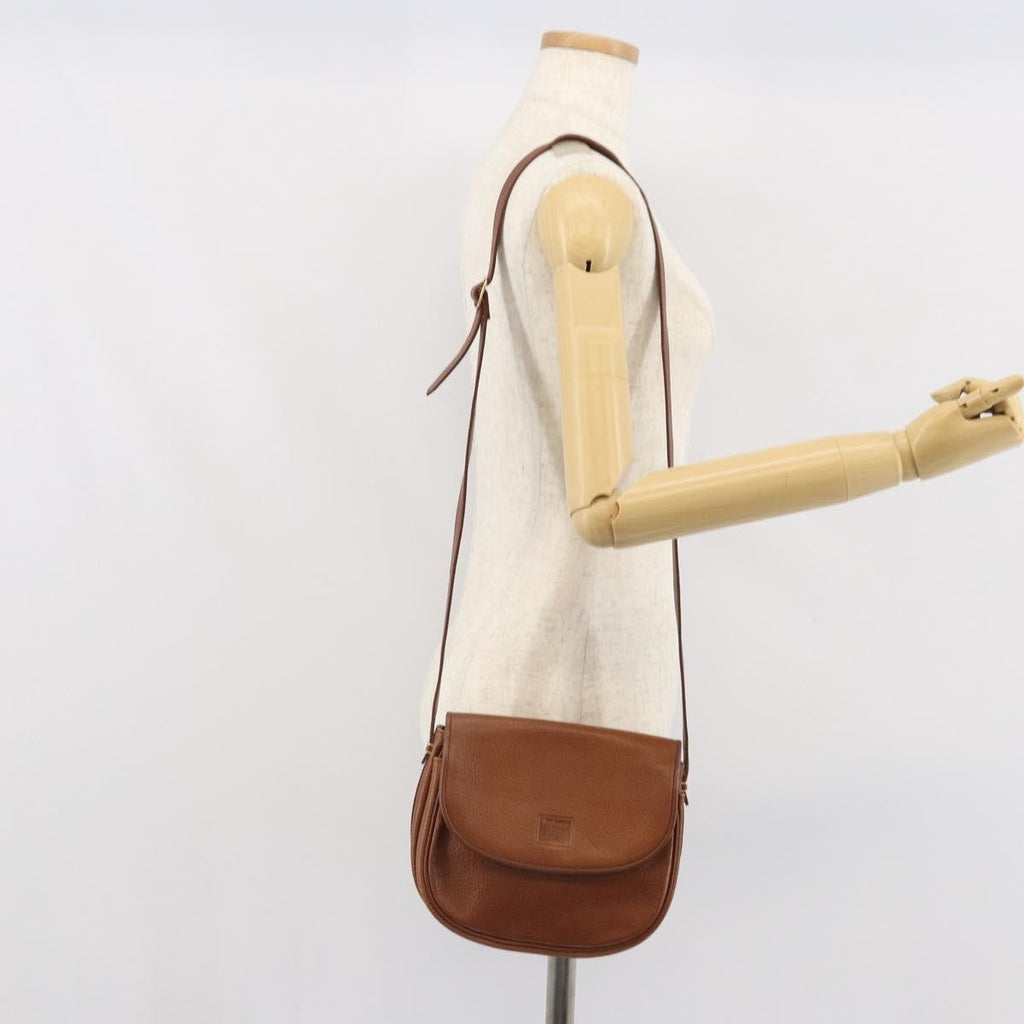 Burberry Vintage Shoulder Bag Leather Brown Leather Shoulder Bag