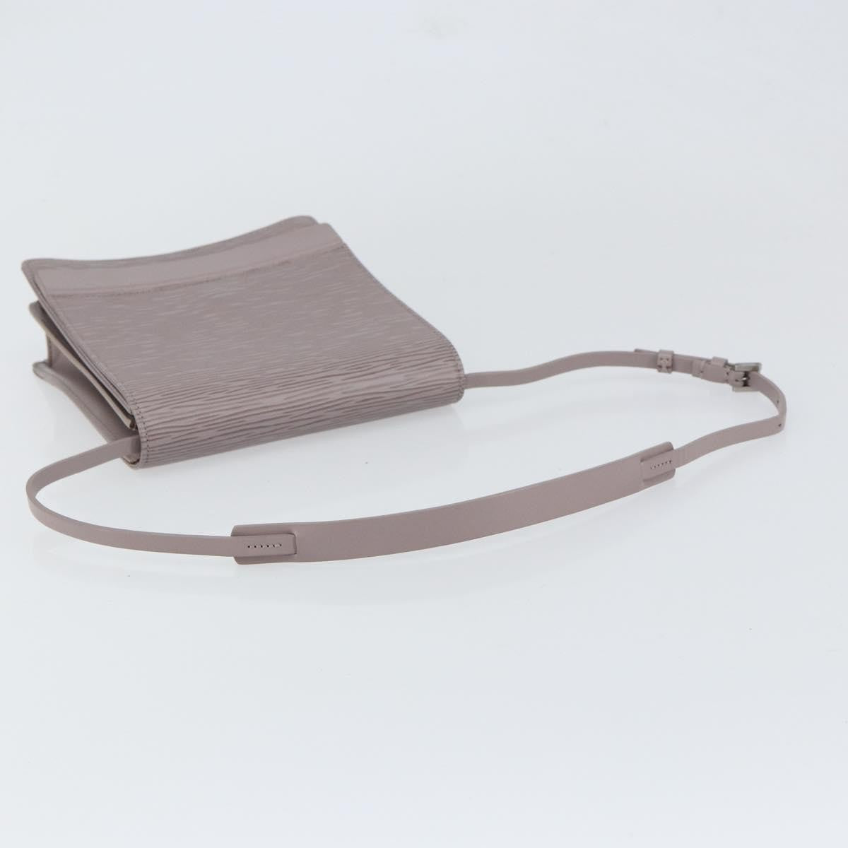 Louis Vuitton Biarritz Shoulder Bag Epi Leather Purple Leather Clutche & Pouche Bag