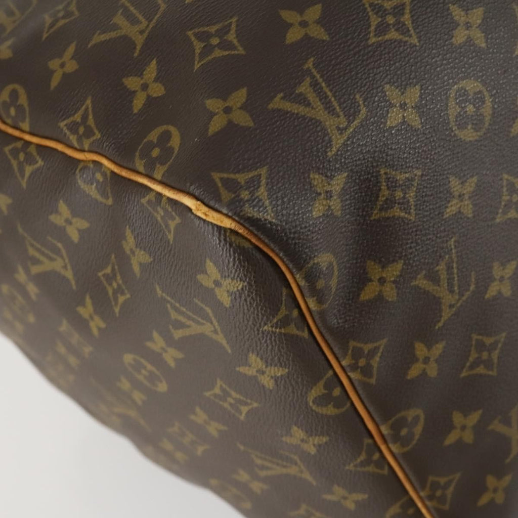 Louis Vuitton Keepall Bag Monogram Canvas Brown Canvas Travel Bag