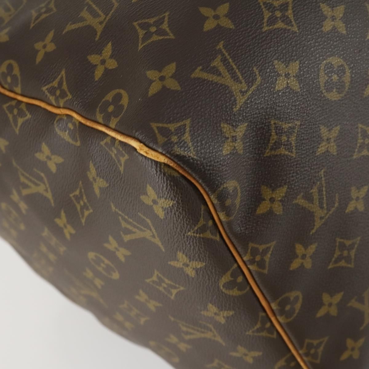 Louis Vuitton Keepall Bag Monogram Canvas Brown Canvas Travel Bag