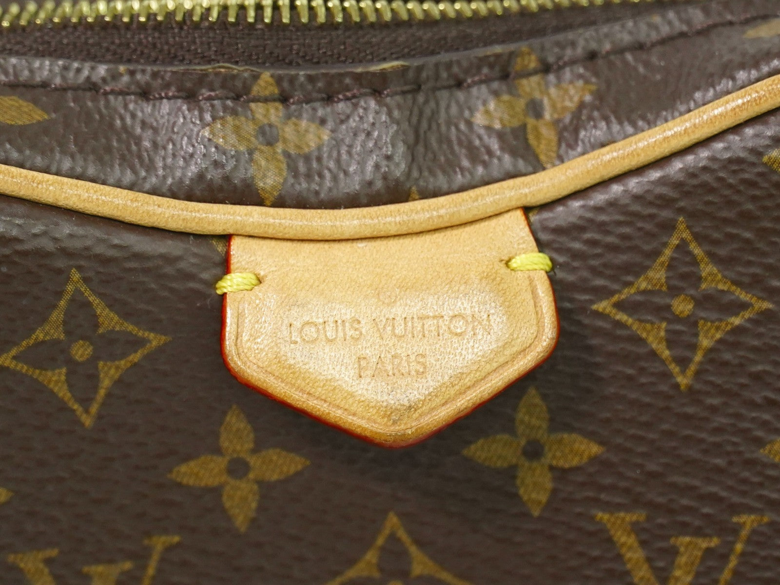 Louis Vuitton Croissant Handbag Monogram Canvas Brown Canvas Shoulder Bag