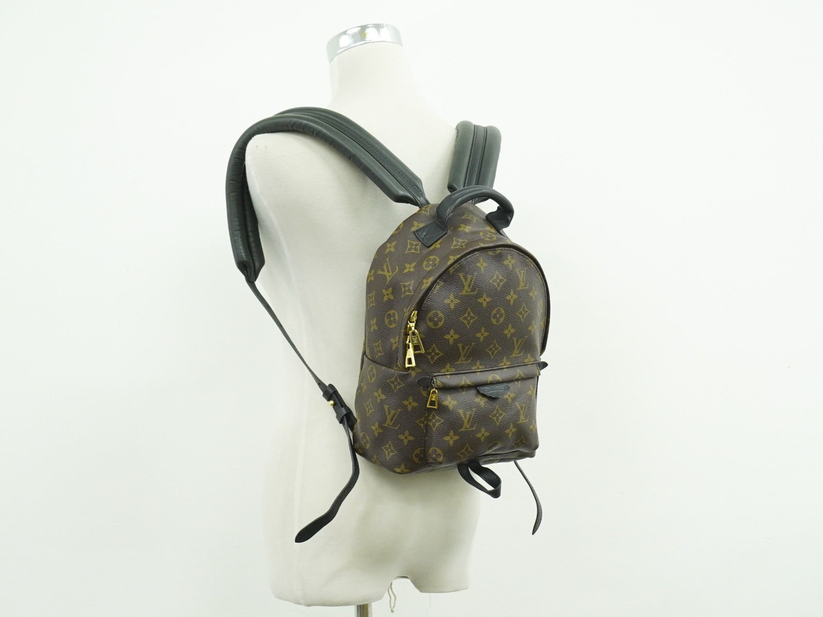 Louis Vuitton Palm Springs Backpack Monogram Canvas Brown Canvas Backpack Bag