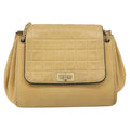 Chanel Chocolate Bar Accordion Reissue Flap Bag Quilted Lambskin Beige Leather Shoulder Bag Bag