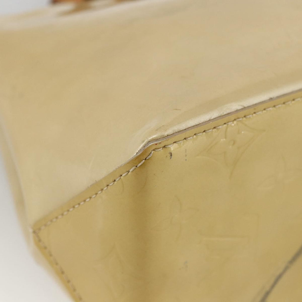 Louis Vuitton Reade Handbag Monogram Vernis Beige Patent_Leather Handbag