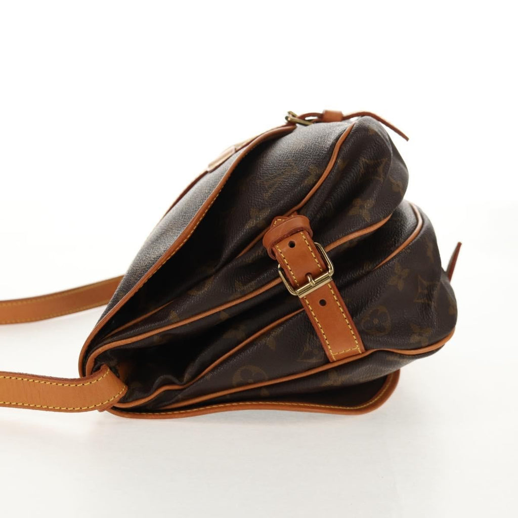Louis Vuitton Saumur Handbag Monogram Canvas Brown Canvas Shoulder Bag