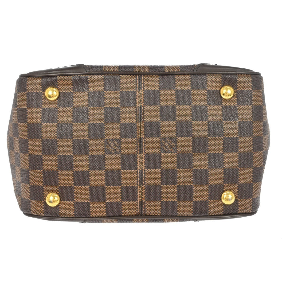 Louis Vuitton Verona Handbag Damier Brown Canvas Handbag