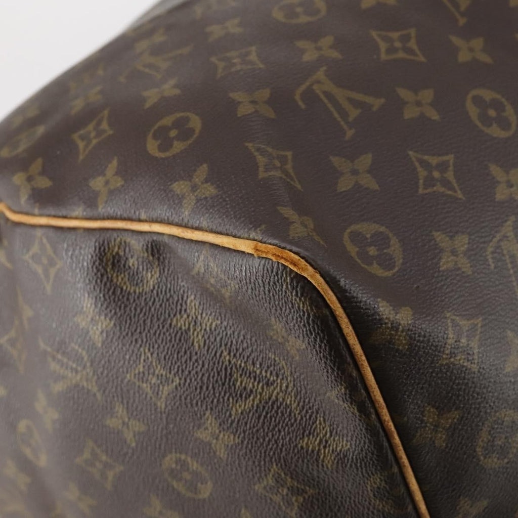 Louis Vuitton Keepall Bag Monogram Canvas Brown Canvas Travel Bag