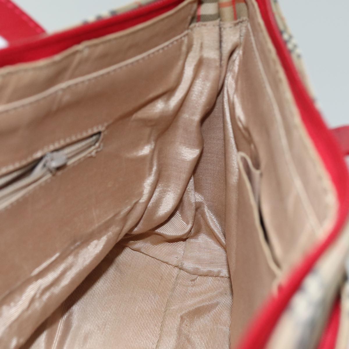 Burberry Nova Check Handbag Nova Check Canvas Beige Canvas Handbag