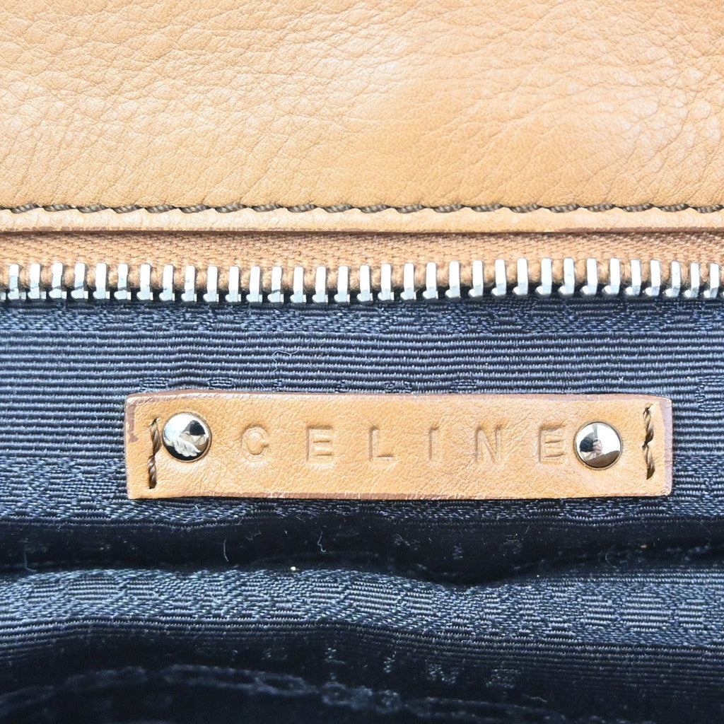 Celine Bittersweet Leather Brown Leather Handbag