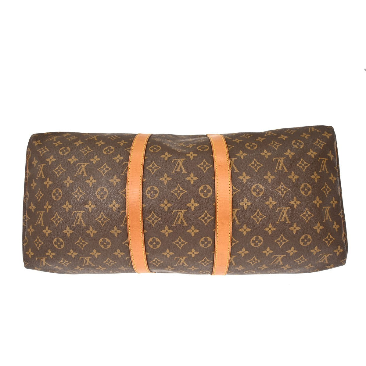 Louis Vuitton Keepall Bag Monogram Canvas Brown Canvas Travel Bag