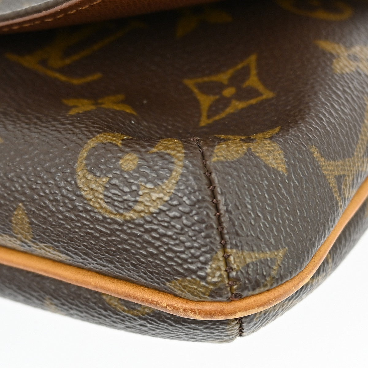 Louis Vuitton Musette Salsa Handbag Monogram Canvas Brown Canvas Shoulder Bag
