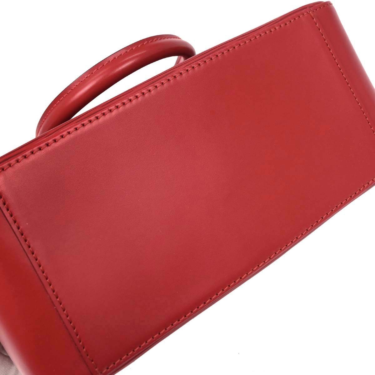 Louis Vuitton Sablons Handbag Epi Leather Red Leather Handbag