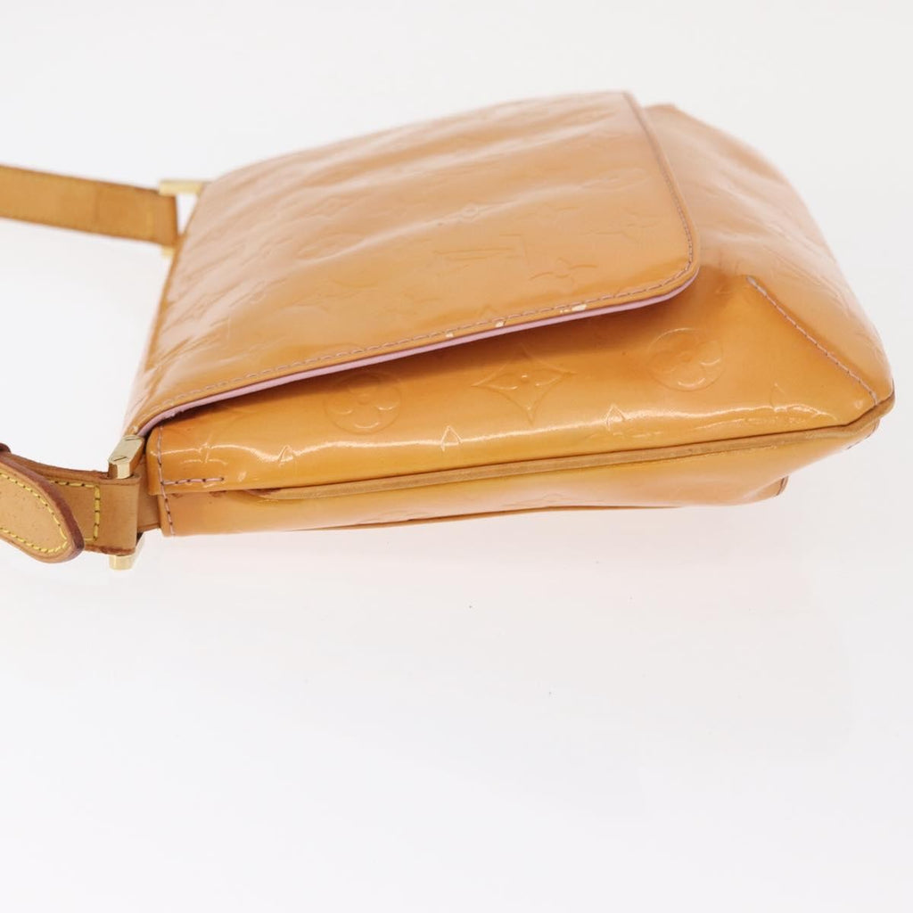 Louis Vuitton Thompson Street Handbag Monogram Vernis Yellow Patent_Leather Shoulder Bag