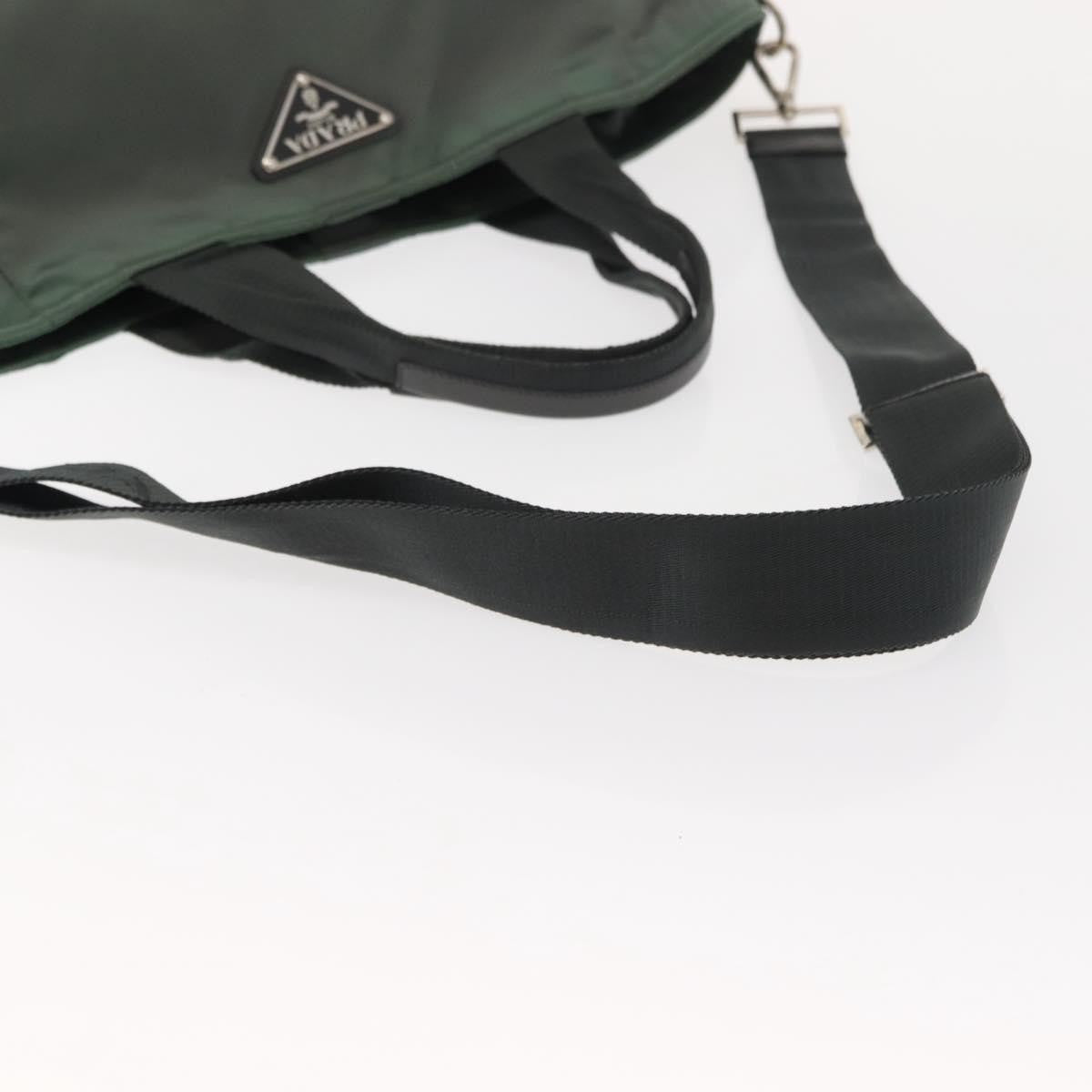 Prada Vela Convertible Tote Tessuto Khaki Nylon Tote Bag Bag