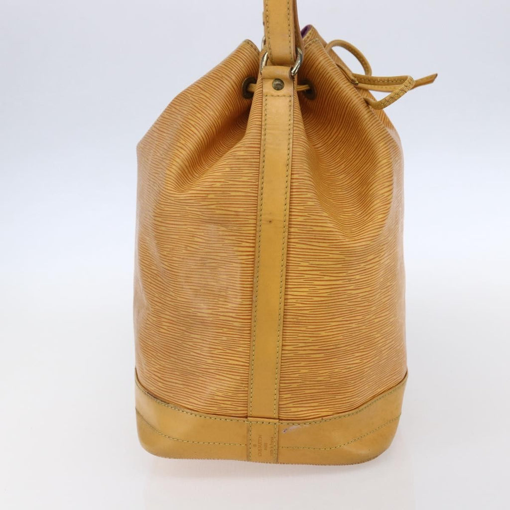 Louis Vuitton Petit Noe Nm Handbag Epi Leather Yellow Leather Shoulder Bag