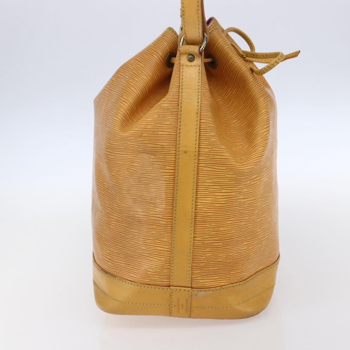 Louis Vuitton Petit Noe Nm Handbag Epi Leather Yellow Leather Shoulder Bag