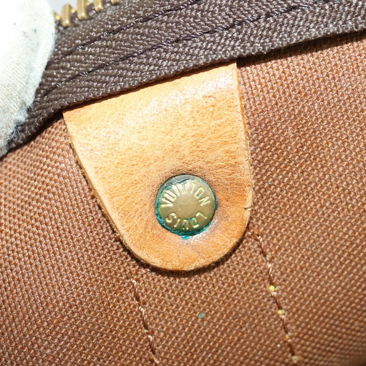 Louis Vuitton Keepall Bag Monogram Canvas Brown Canvas Travel Bag